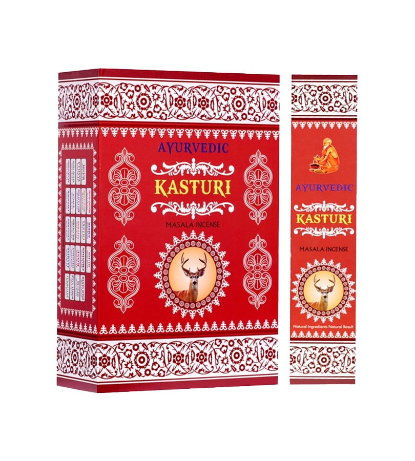 Ayurvedic Kasturi Incenso - 15g